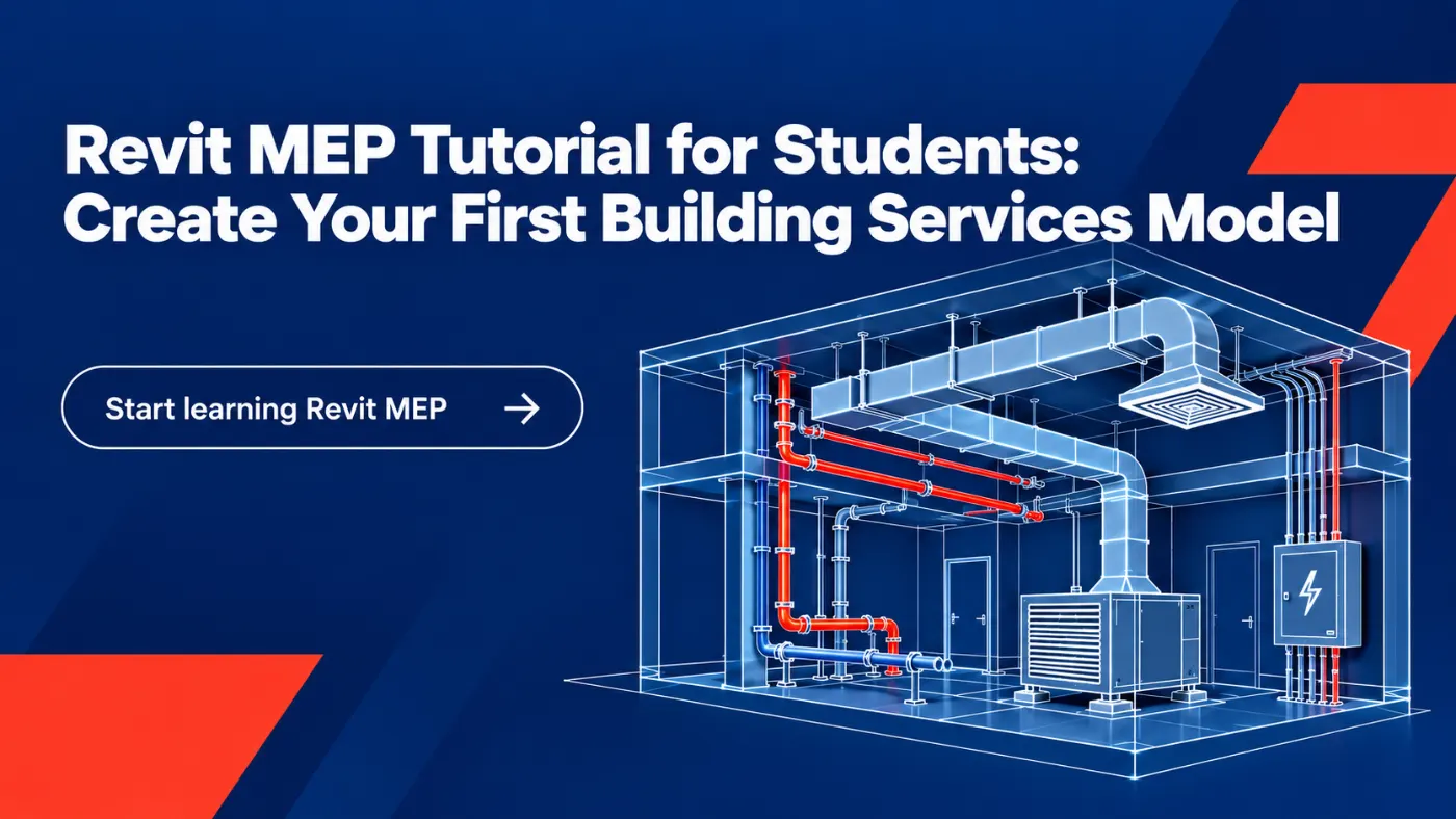 Revit MEP Tutorial for Students: Create Your First Building Services Model